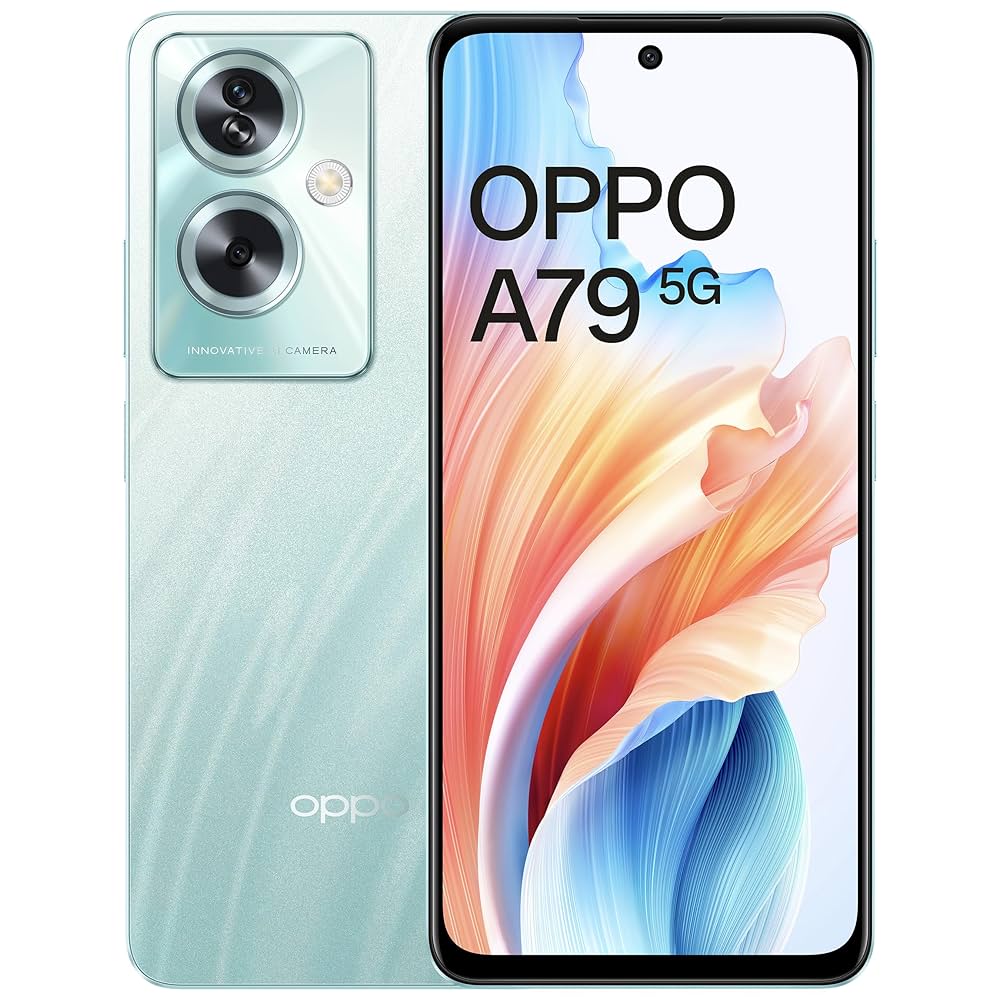 Oppo A79 5G (Glowing Green, 8GB RAM, 128GB Storage) | 5000